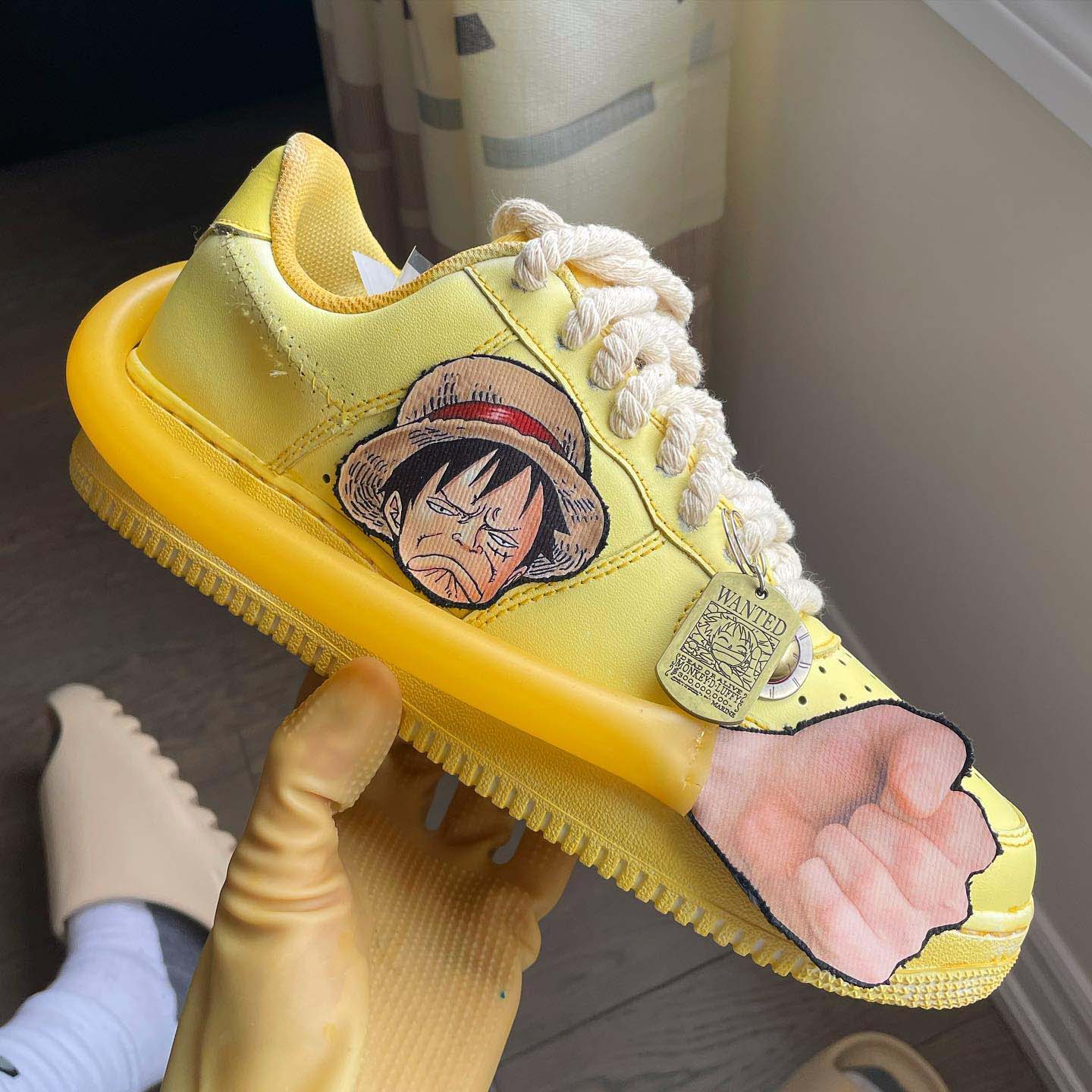 Nike,AF1,航海王,定制 橡胶人出动!这双手工定制「航海王」AF1 可太会玩了! Nike,AF1,航海王,定制 橡胶人出动!这双手工定制「航海王」AF1 可太会玩了!