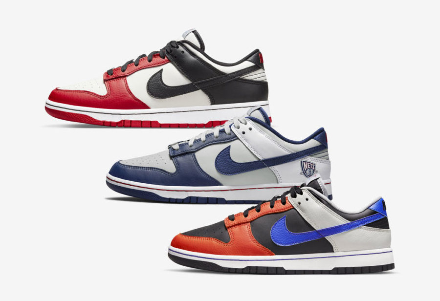 Nike,Dunk High EMB,DH8008-800, 罕见「篮球皮」+ 金扣!NBA 75 周年专属 Dunk Hi 美图释出! Nike,Dunk High EMB,DH8008-800, 罕见「篮球皮」+ 金扣!NBA 75 周年专属 Dunk Hi 美图释出!