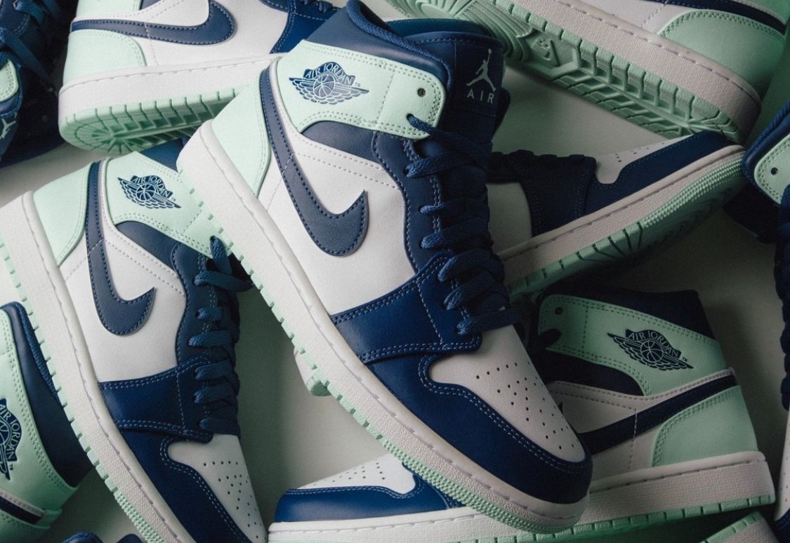 AJ1,Air Jordan 1,发售,554724-413 酷似天价迈阿密配色!这双薄荷绿 AJ1 Mid 太适合夏天了! AJ1,Air Jordan 1,发售,554724-413 酷似天价迈阿密配色!这双薄荷绿 AJ1 Mid 太适合夏天了!