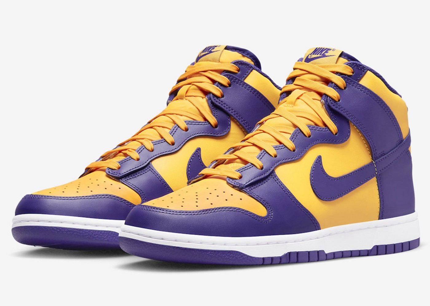 Nike,Dunk High 神似紫金湖人配色!全新 Nike Dunk Hi 官图曝光! Nike,Dunk High 神似紫金湖人配色!全新 Nike Dunk Hi 官图曝光!