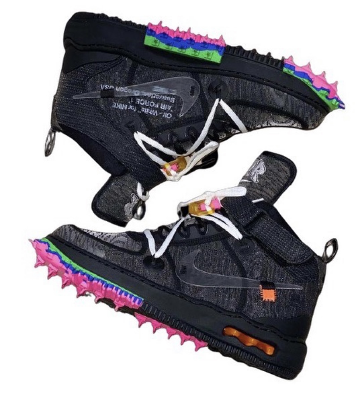 OFF-WHITE,Air Force 1 Mid,AF1, 新版本 OW x AF1 Mid 实物曝光!又有没见过的新细节! OFF-WHITE,Air Force 1 Mid,AF1, 新版本 OW x AF1 Mid 实物曝光!又有没见过的新细节!