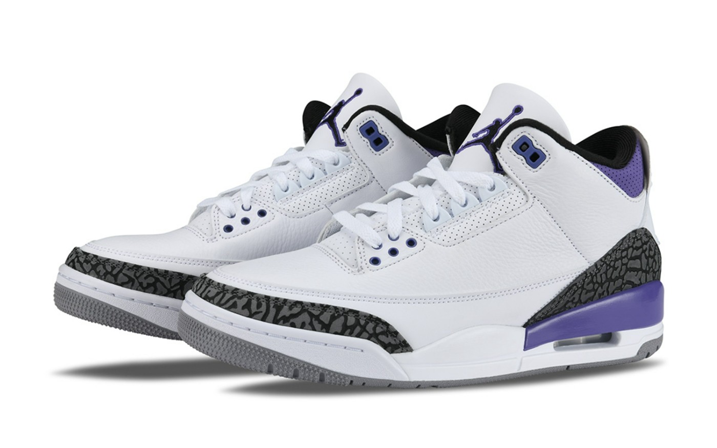 Air Jordan 3,Dark Iris,CT8532- 发售日期又有变动!「白紫」AJ3 最新实物释出! Air Jordan 3,Dark Iris,CT8532- 发售日期又有变动!「白紫」AJ3 最新实物释出!