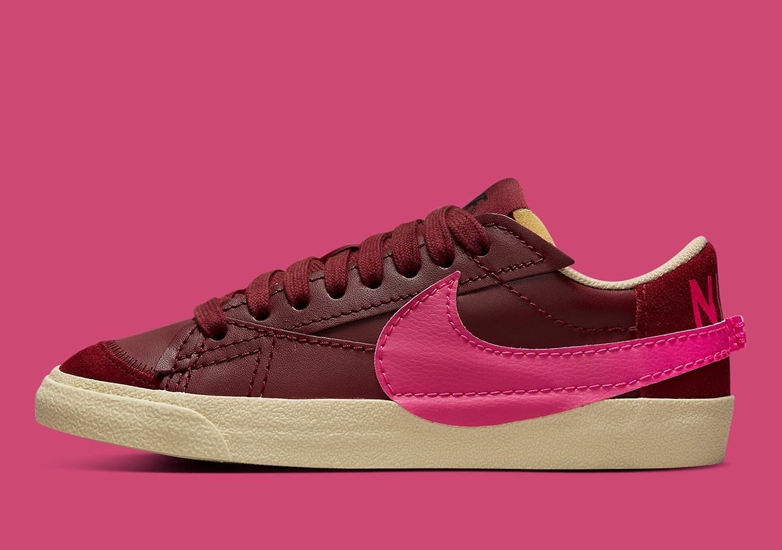 Nike,Blazer Low Jumbo,DQ1470-6 骚粉 Swoosh 超吸睛!「酒红」Blazer 官图曝光! Nike,Blazer Low Jumbo,DQ1470-6 骚粉 Swoosh 超吸睛!「酒红」Blazer 官图曝光!
