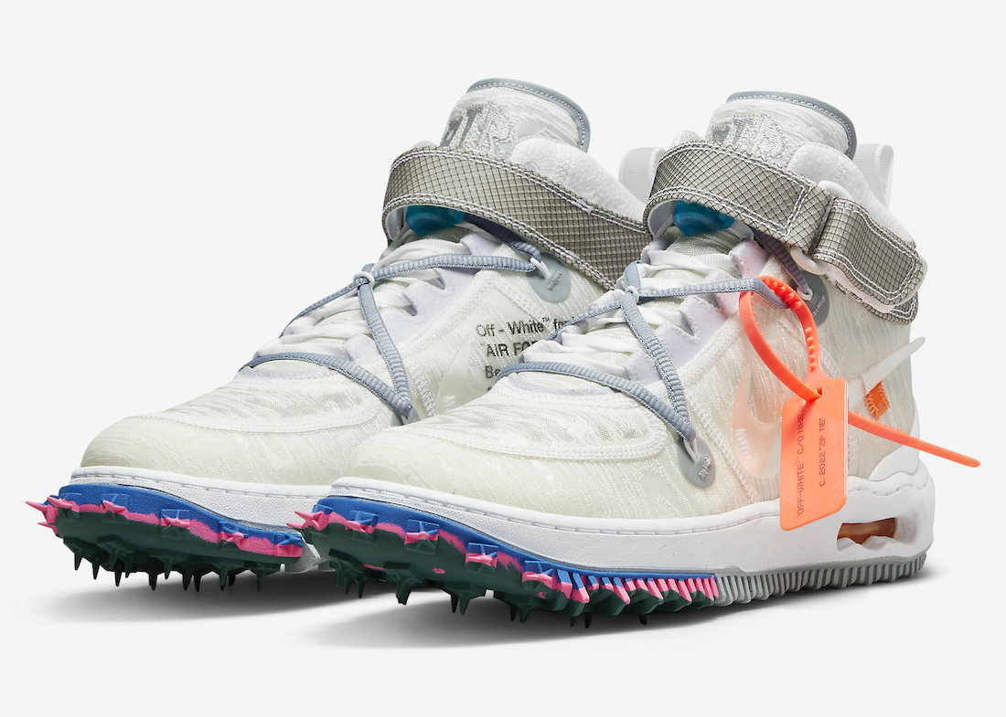 OFF-WHITE,Nike,Air Force 1 Mid 发售日期就在本月!OW x Nike「合体 AF1」完整官图曝光! OFF-WHITE,Nike,Air Force 1 Mid 发售日期就在本月!OW x Nike「合体 AF1」完整官图曝光!