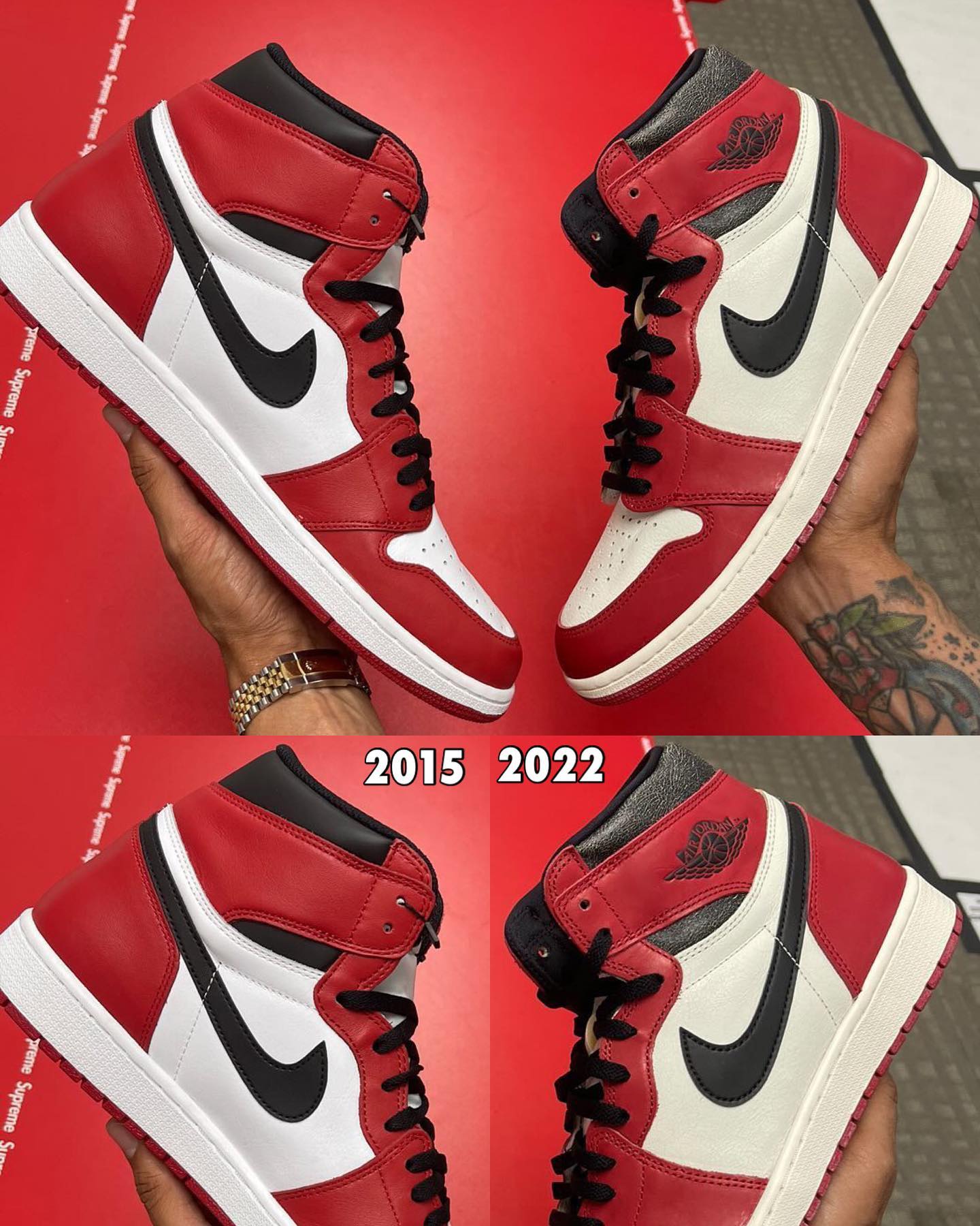 Air Jordan 1,AJ1,发售,DZ5485-612 新老芝加哥 AJ1 区别真不小!你还买吗!? Air Jordan 1,AJ1,发售,DZ5485-612 新老芝加哥 AJ1 区别真不小!你还买吗!?