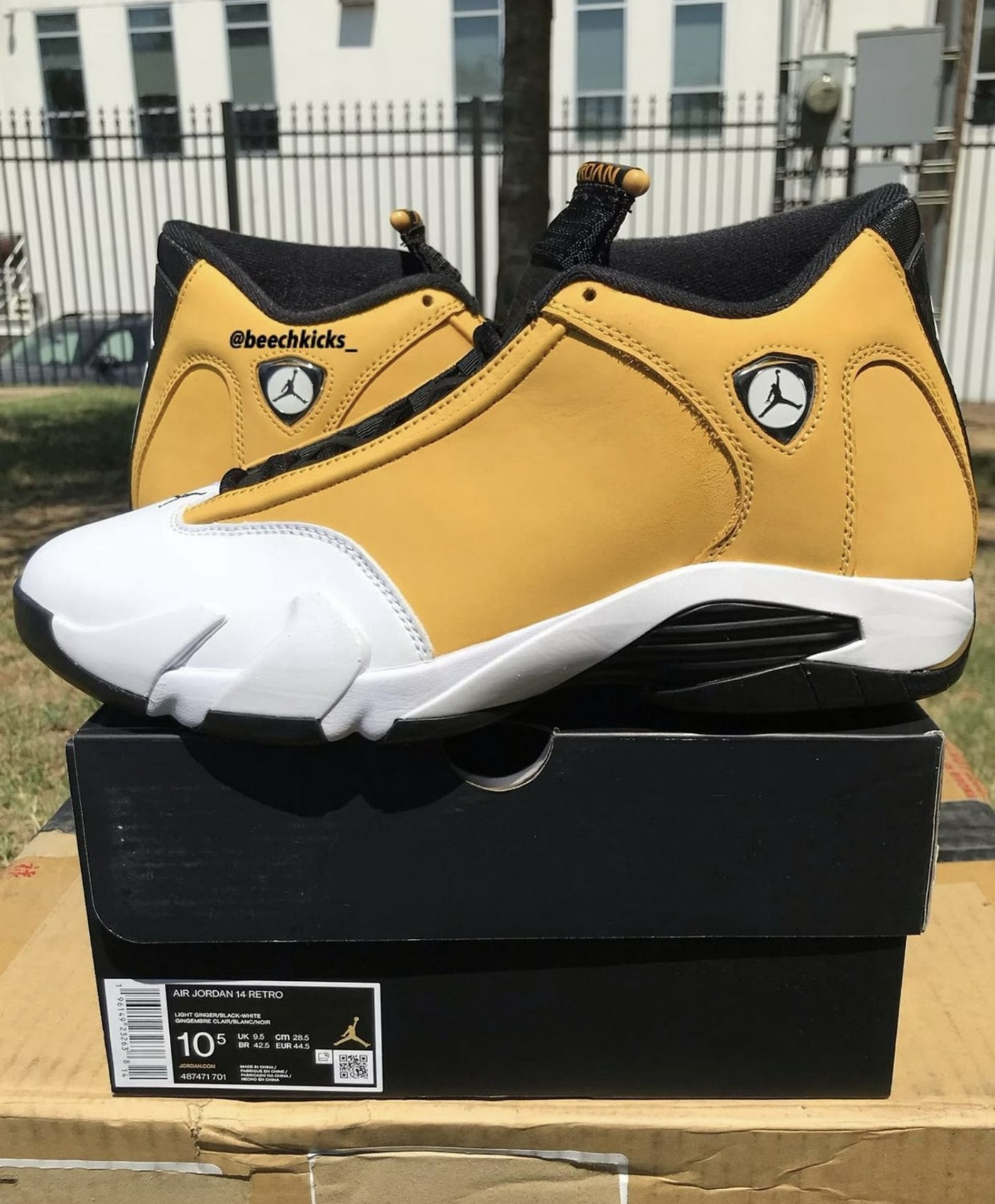 Air Jordan 14,Ginger 「黄法拉利」 AJ14 发售日期提前!实物颜值你打几分? Air Jordan 14,Ginger 「黄法拉利」 AJ14 发售日期提前!实物颜值你打几分?