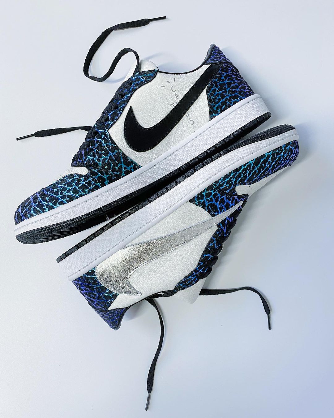 johnnyskicks,Air Jordan 1 Low, 「倒钩」AJ1 新配色太帅了!还用上了爆裂纹设计! johnnyskicks,Air Jordan 1 Low, 「倒钩」AJ1 新配色太帅了!还用上了爆裂纹设计!