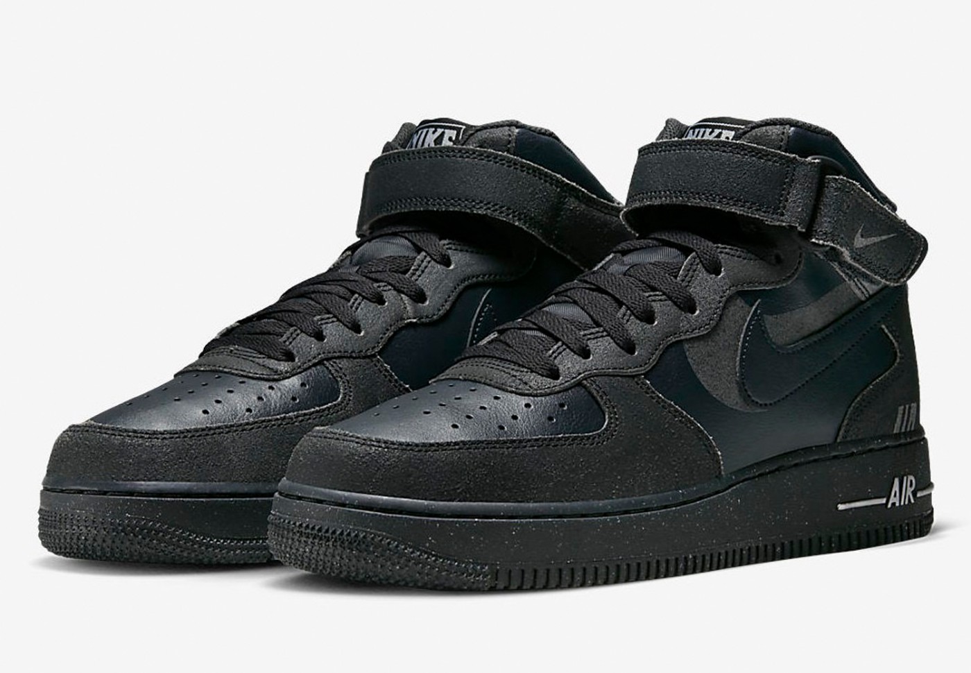 Nike,Air Force 1 Mid,DQ7666-00 3M 反光太帅!全新「黑武士」AF1 官图曝光! Nike,Air Force 1 Mid,DQ7666-00 3M 反光太帅!全新「黑武士」AF1 官图曝光!
