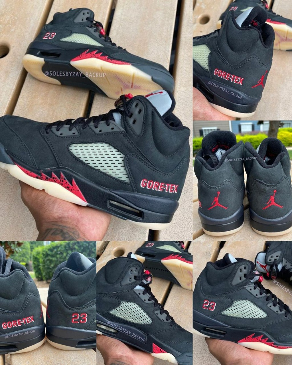 Air Jordan 5,Gore-Tex,DR0092-0 「小 Supreme」AJ5 最新实物曝光!但有一点不满意… Air Jordan 5,Gore-Tex,DR0092-0 「小 Supreme」AJ5 最新实物曝光!但有一点不满意…