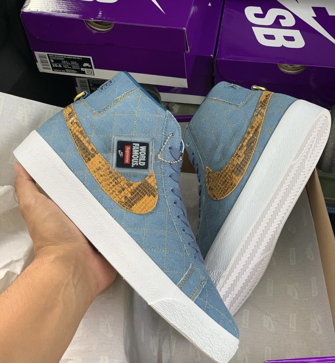 Supreme,Nike,SB Blazer Mid,Bla 「天价」Sup x Nike 联名鞋回归!这次规格更高了! Supreme,Nike,SB Blazer Mid,Bla 「天价」Sup x Nike 联名鞋回归!这次规格更高了!