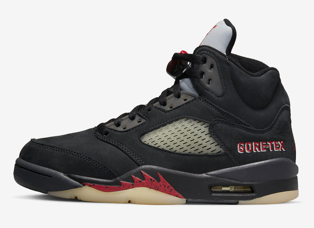 Air Jordan 5,Gore-Tex,WMNS,Off 「小 Supreme」 Air Jordan 5 来了!Gore-Tex 材质有点意思! Air Jordan 5,Gore-Tex,WMNS,Off 「小 Supreme」 Air Jordan 5 来了!Gore-Tex 材质有点意思!