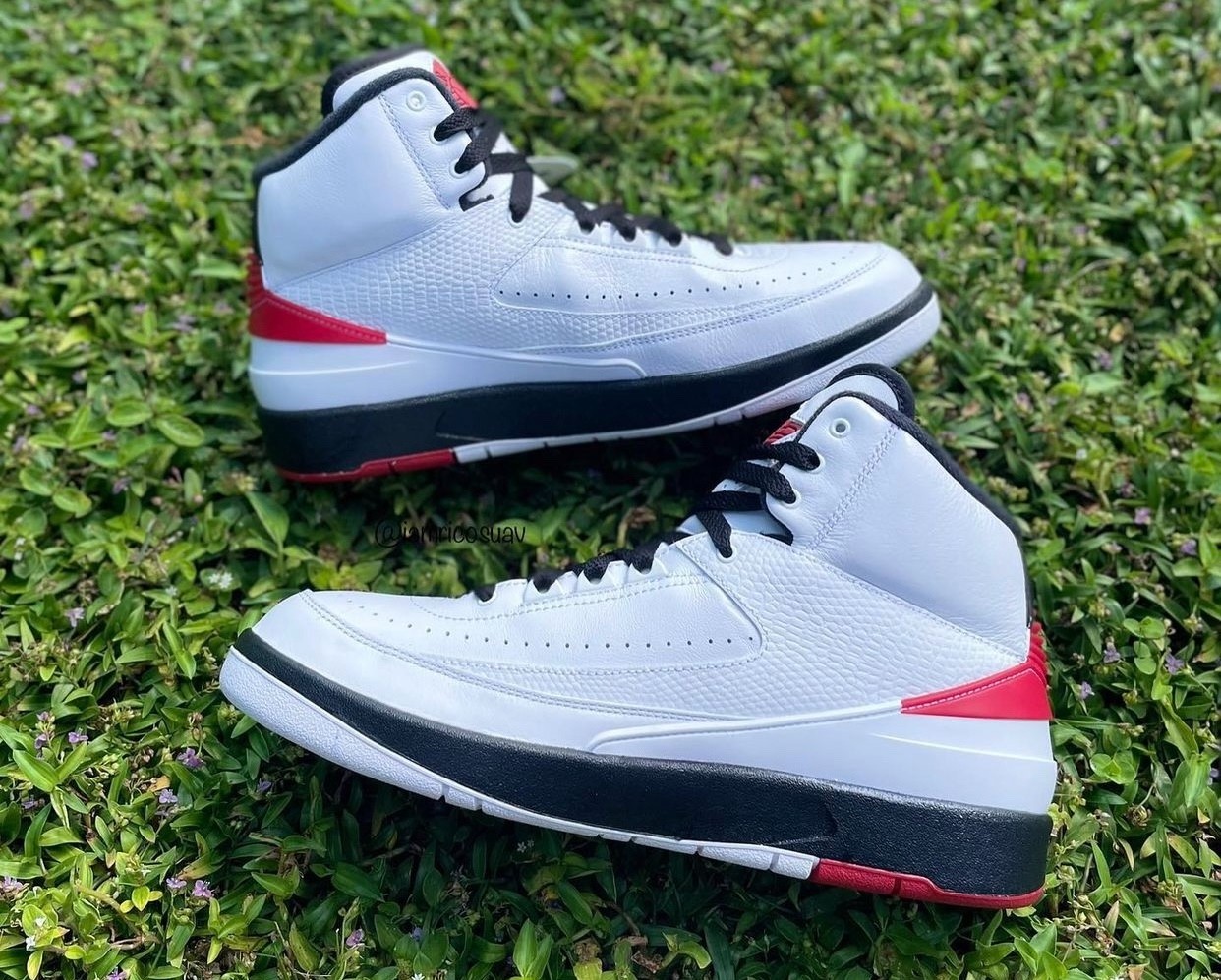 Air Jordan 2,OG,Chicago,DX2454 元年造型完美复刻!今年的芝加哥 AJ2 最新实物图来了! Air Jordan 2,OG,Chicago,DX2454 元年造型完美复刻!今年的芝加哥 AJ2 最新实物图来了!
