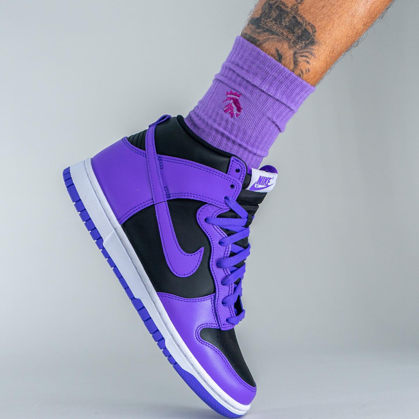 DD1399,Black,Purple,Nike Dunk 「恶人紫」重出江湖!全新 Dunk Hi 上脚效果曝光! DD1399,Black,Purple,Nike Dunk 「恶人紫」重出江湖!全新 Dunk Hi 上脚效果曝光!