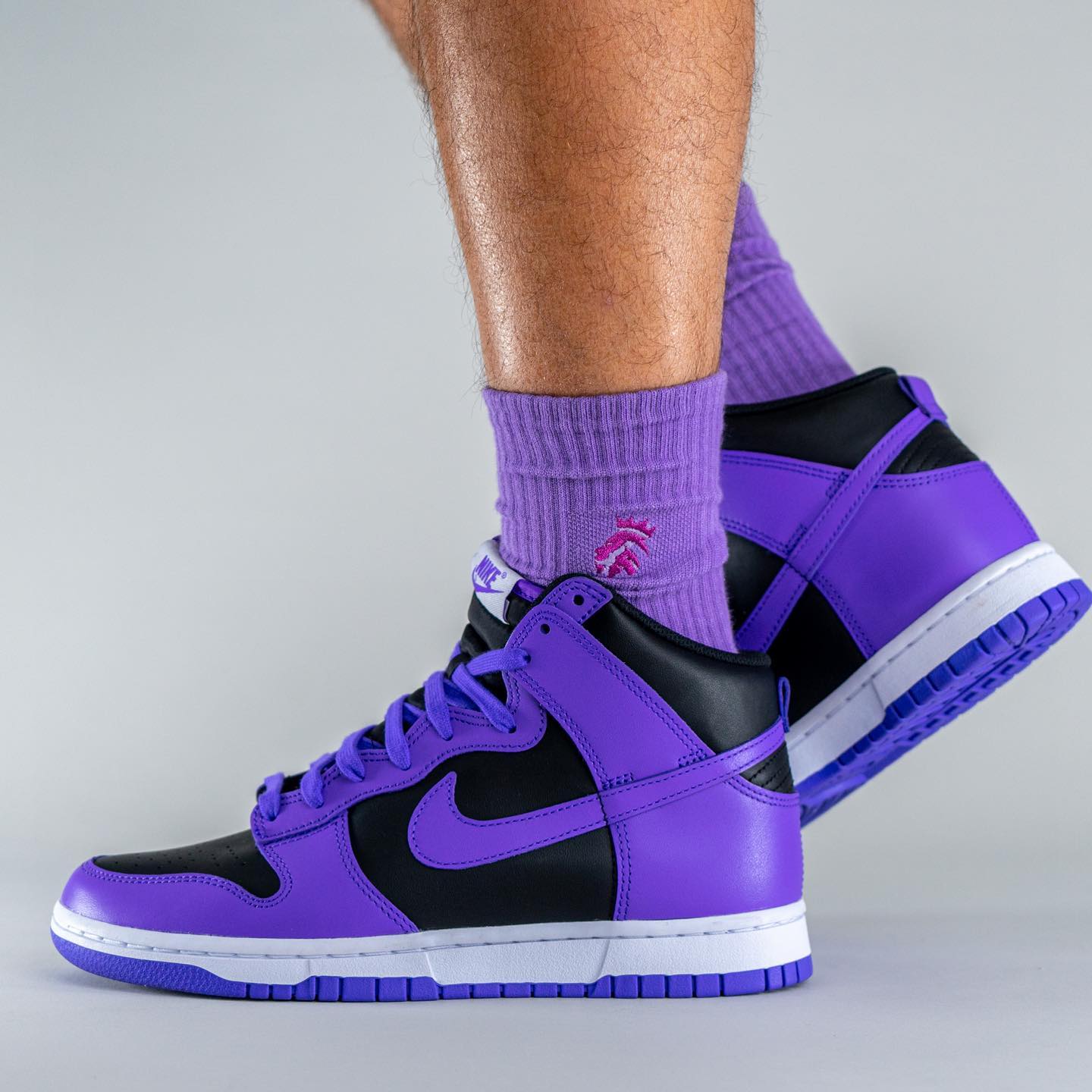 DD1399,Black,Purple,Nike Dunk 「恶人紫」重出江湖!全新 Dunk Hi 上脚效果曝光! DD1399,Black,Purple,Nike Dunk 「恶人紫」重出江湖!全新 Dunk Hi 上脚效果曝光!