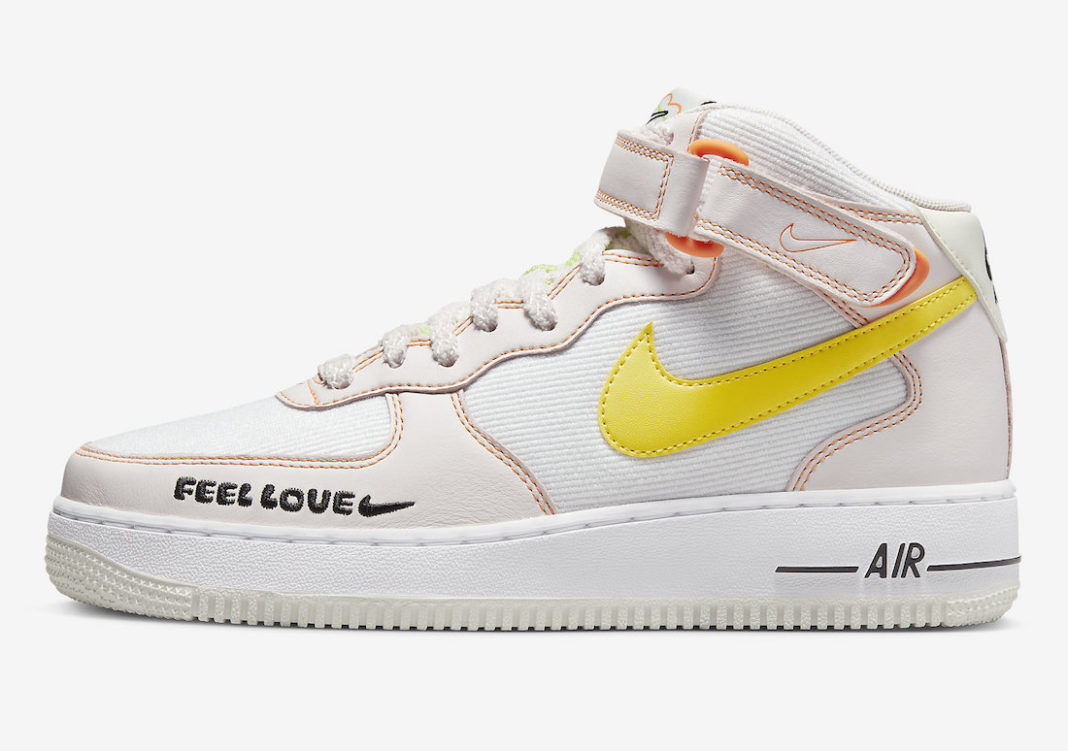 Nike,Air Force 1 Mid,Feel Love 灯芯绒质感太赞了!新配色 AF1 细节多到数不清! Nike,Air Force 1 Mid,Feel Love 灯芯绒质感太赞了!新配色 AF1 细节多到数不清!