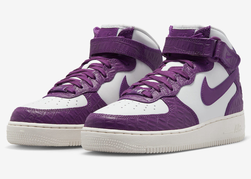 Nike,Air Force 1 Mid,Tokyo 200 紫色「鳄鱼皮」太酷了!全新 Air Force 1 官图曝光! Nike,Air Force 1 Mid,Tokyo 200 紫色「鳄鱼皮」太酷了!全新 Air Force 1 官图曝光!