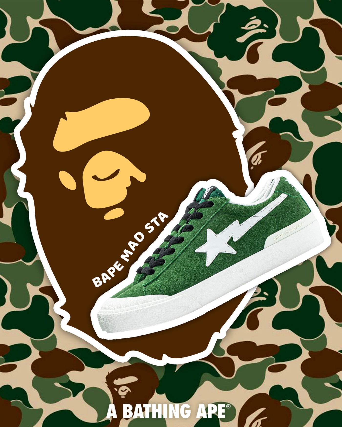 BAPE,MAD STA 款款断码!明星超爱的这个牌子又搞新花样!抢先开箱上脚! BAPE,MAD STA 款款断码!明星超爱的这个牌子又搞新花样!抢先开箱上脚!