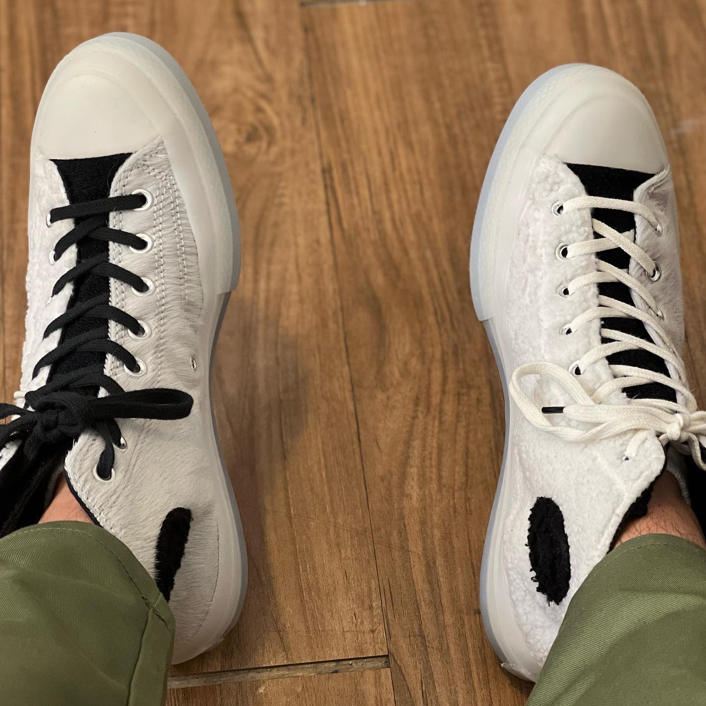 陈冠希,CLOT,Converse,Chuck 70 冠希亲自上脚「最新联名鞋」,竟然是熊猫配色! 陈冠希,CLOT,Converse,Chuck 70 冠希亲自上脚「最新联名鞋」,竟然是熊猫配色!