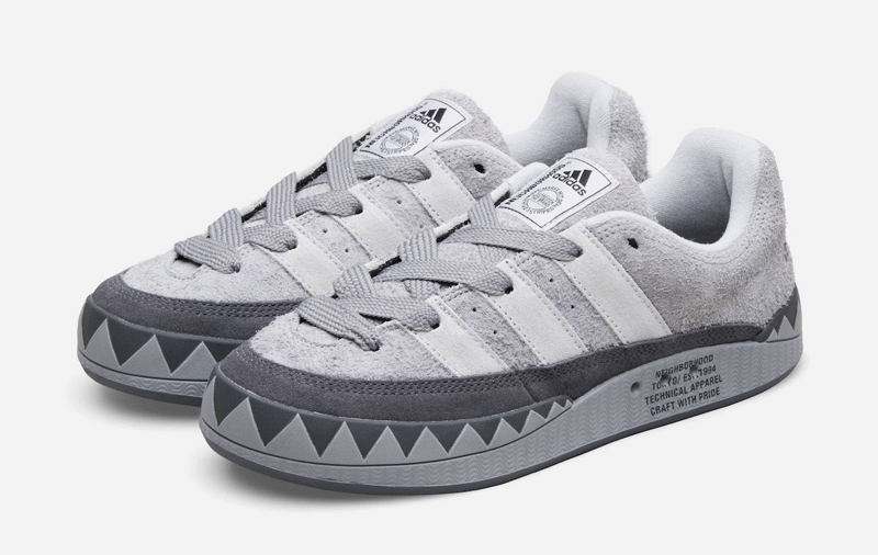 NEIGHBORHOOD,adidas,Adimatic,B 发售日期确定!NBHD x adidas「鲨鱼面包鞋」即将登场! NEIGHBORHOOD,adidas,Adimatic,B 发售日期确定!NBHD x adidas「鲨鱼面包鞋」即将登场!