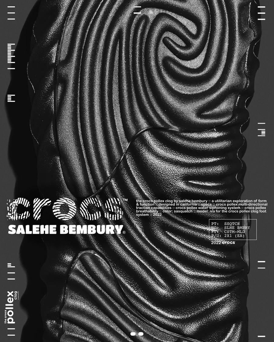 Sasquatch,Pollex Clog,Salehe B 「黑武士」终于来了!Crocs「指纹鞋」新配色即将发售! Sasquatch,Pollex Clog,Salehe B 「黑武士」终于来了!Crocs「指纹鞋」新配色即将发售!