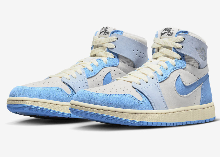Jordan,Air Jordan 1 High Zoom 人人爱的大学蓝配色曝光!AJ1 Hi CMFT 2 代脚感升级! Jordan,Air Jordan 1 High Zoom 人人爱的大学蓝配色曝光!AJ1 Hi CMFT 2 代脚感升级!