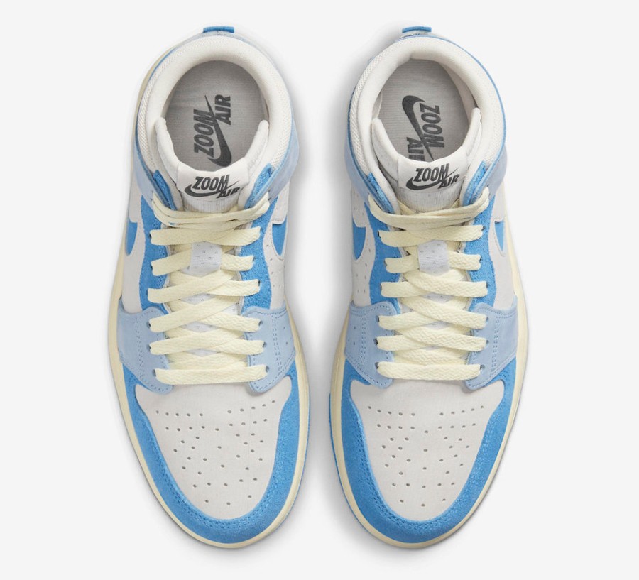 Jordan,Air Jordan 1 High Zoom 人人爱的大学蓝配色曝光!AJ1 Hi CMFT 2 代脚感升级! Jordan,Air Jordan 1 High Zoom 人人爱的大学蓝配色曝光!AJ1 Hi CMFT 2 代脚感升级!