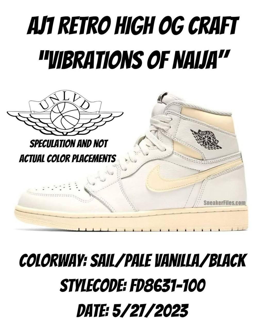 Air Jordan 1,Vibrations Of Nai 「做旧纯白」AJ1 首次亮相!发售日期刚刚曝光! Air Jordan 1,Vibrations Of Nai 「做旧纯白」AJ1 首次亮相!发售日期刚刚曝光!