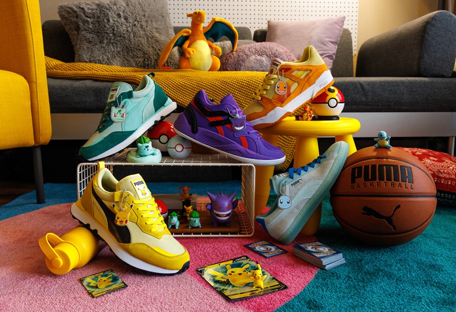 Pokémon,Puma,Rider FV,Slipstre 一口气七双!「宝可梦」联名新鞋本周发售!网友:还是皮卡丘有牌面! Pokémon,Puma,Rider FV,Slipstre 一口气七双!「宝可梦」联名新鞋本周发售!网友:还是皮卡丘有牌面!