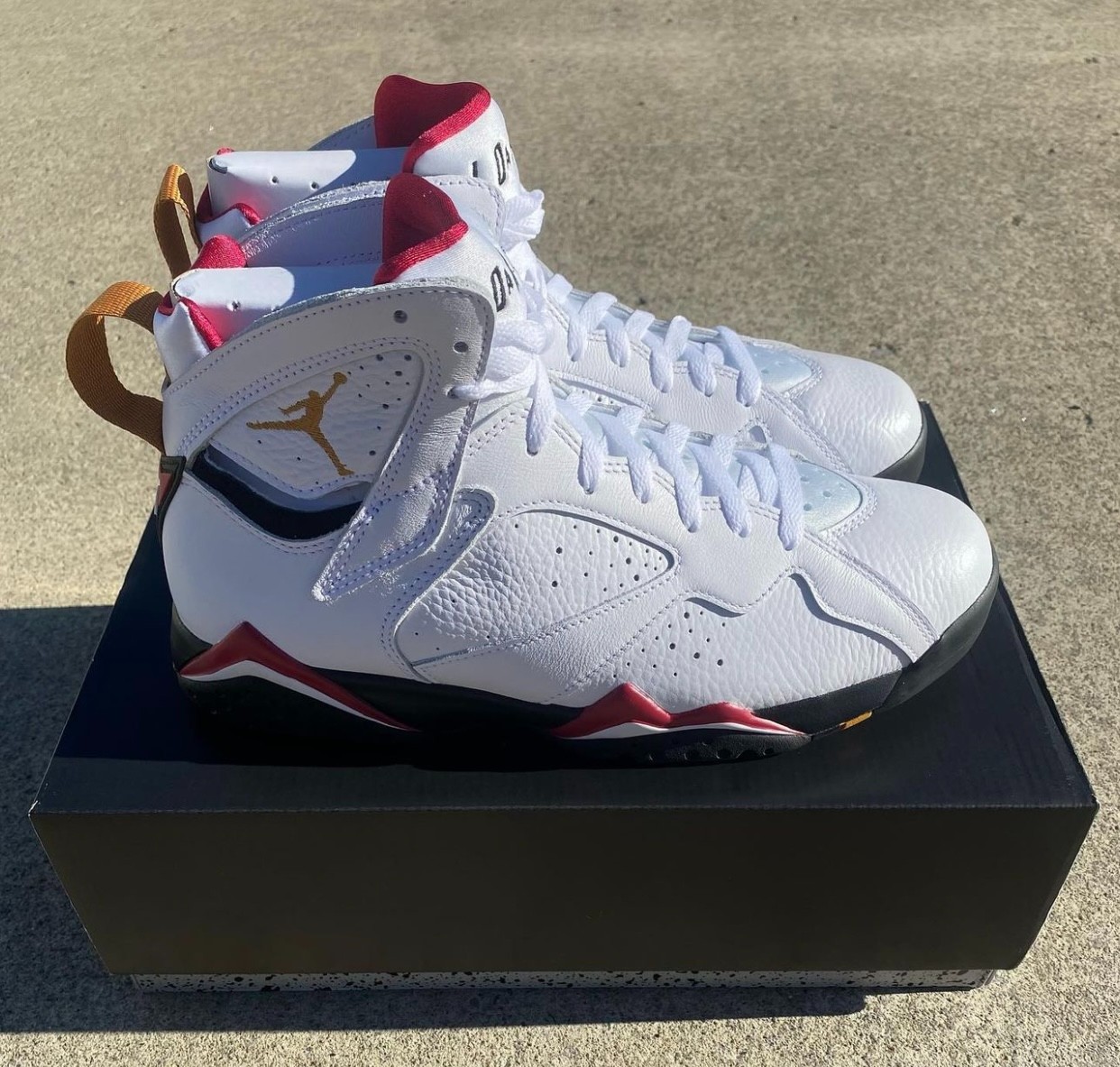 Air Jordan 7,Cardinal,CU9307-1 第三次复刻!乔丹亲穿 AJ7 实物图来了! Air Jordan 7,Cardinal,CU9307-1 第三次复刻!乔丹亲穿 AJ7 实物图来了!