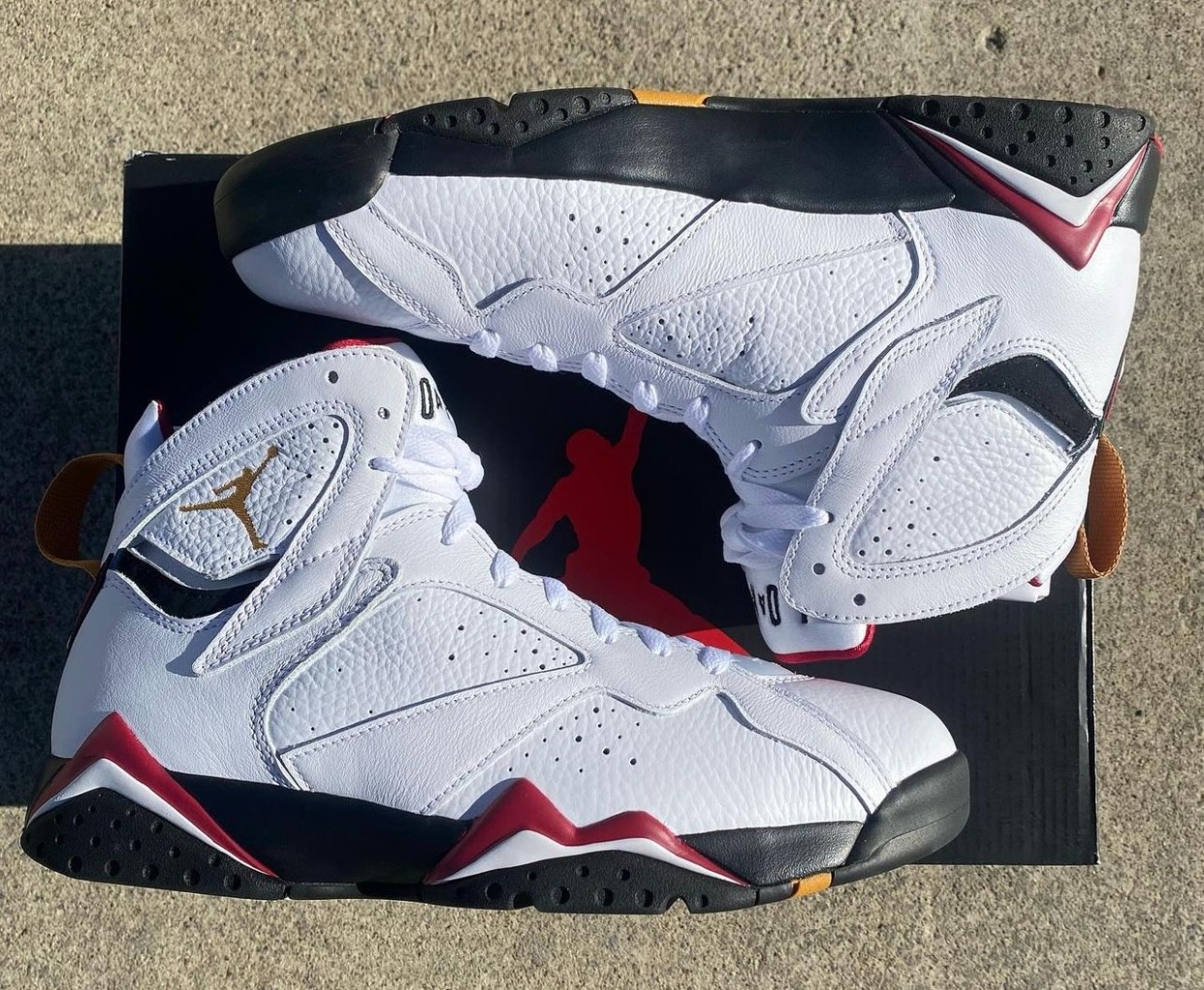 Air Jordan 7,Cardinal,CU9307-1 第三次复刻!乔丹亲穿 AJ7 实物图来了! Air Jordan 7,Cardinal,CU9307-1 第三次复刻!乔丹亲穿 AJ7 实物图来了!