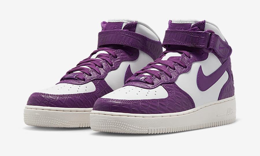 Nike,Air Force 1,DZ4865-503,To Air Force 1 Mid 新配色曝光!鳄鱼皮纹路也太奢华了! Nike,Air Force 1,DZ4865-503,To Air Force 1 Mid 新配色曝光!鳄鱼皮纹路也太奢华了!