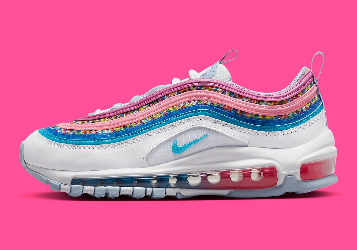 Nike,Air Max 97,3D Color Dots, 新配色 Air Max 97 官图曝光!彩虹鞋面骚气十足! Nike,Air Max 97,3D Color Dots, 新配色 Air Max 97 官图曝光!彩虹鞋面骚气十足!