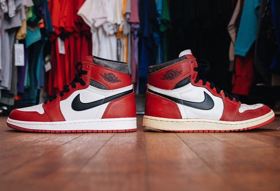 AJ,AJ1,芝加哥 芝加哥 AJ1 对比 1985 年元年版本!看看差别大不大? AJ,AJ1,芝加哥 芝加哥 AJ1 对比 1985 年元年版本!看看差别大不大?