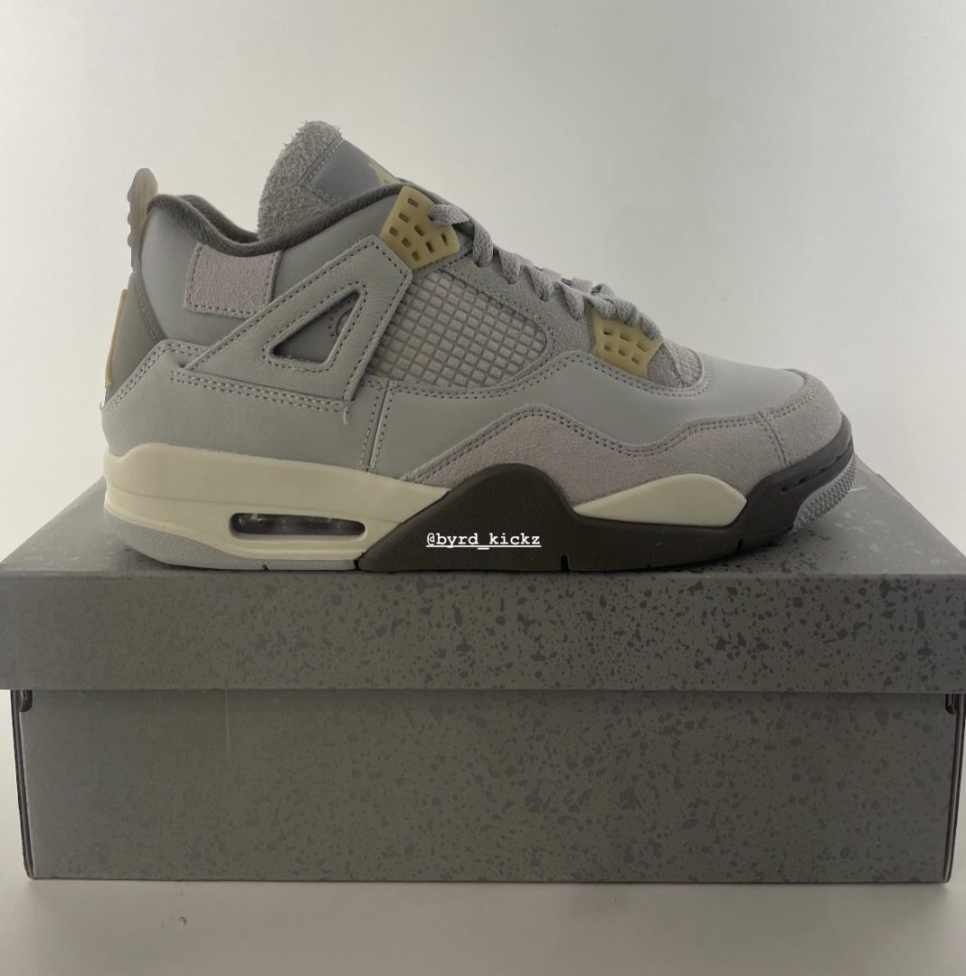AJ4,Air Jordan 4 SE Craft,Phot 「灰麂皮」AJ4 实物曝光!有一处设计从没见过! AJ4,Air Jordan 4 SE Craft,Phot 「灰麂皮」AJ4 实物曝光!有一处设计从没见过!