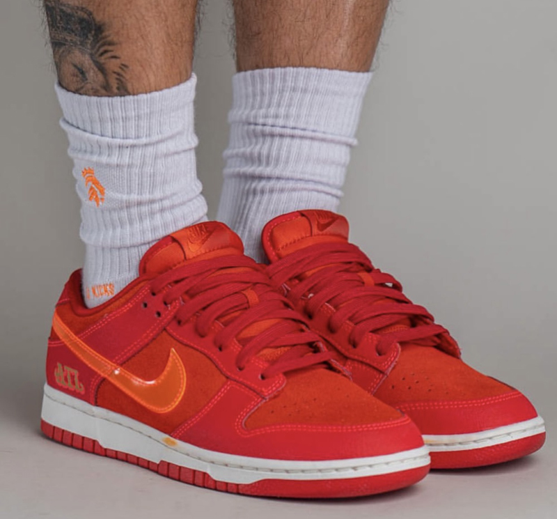 Nike,Dunk Low,ATL,FD0724-657 大红配色太骚气!全新「城市限定」Dunk Low 上脚图曝光! Nike,Dunk Low,ATL,FD0724-657 大红配色太骚气!全新「城市限定」Dunk Low 上脚图曝光!