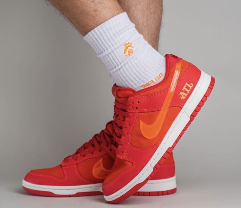 Nike,Dunk Low,ATL,FD0724-657 大红配色太骚气!全新「城市限定」Dunk Low 上脚图曝光! Nike,Dunk Low,ATL,FD0724-657 大红配色太骚气!全新「城市限定」Dunk Low 上脚图曝光!