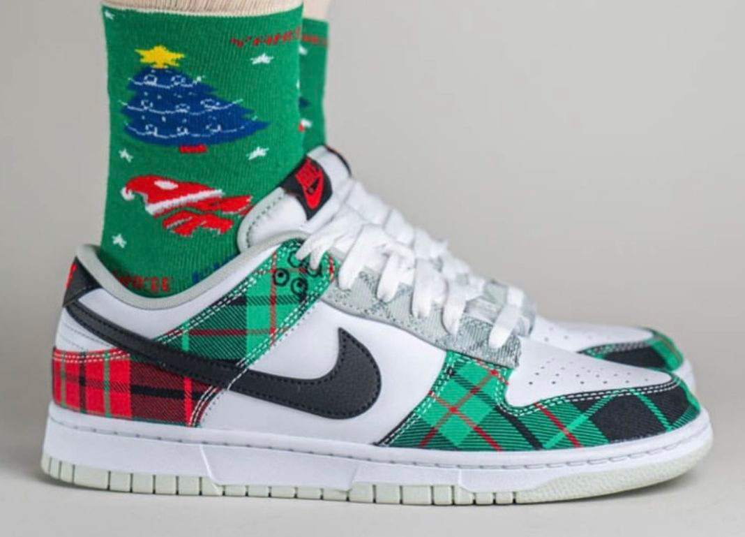 Nike,Dunk Low,Plaid,DV0827-100 格子设计太帅了!全新 Nike Dunk Low 上脚图来了! Nike,Dunk Low,Plaid,DV0827-100 格子设计太帅了!全新 Nike Dunk Low 上脚图来了!