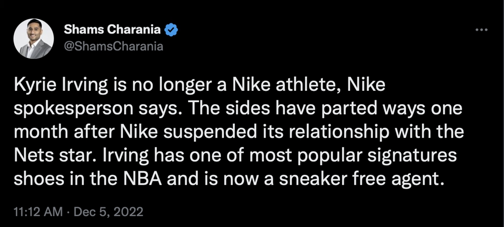 NBA,库里,UA,Nike,Air Jordan,欧文 欧文上脚「贴标 Nike」!彻底撕破脸了! NBA,库里,UA,Nike,Air Jordan,欧文 欧文上脚「贴标 Nike」!彻底撕破脸了!