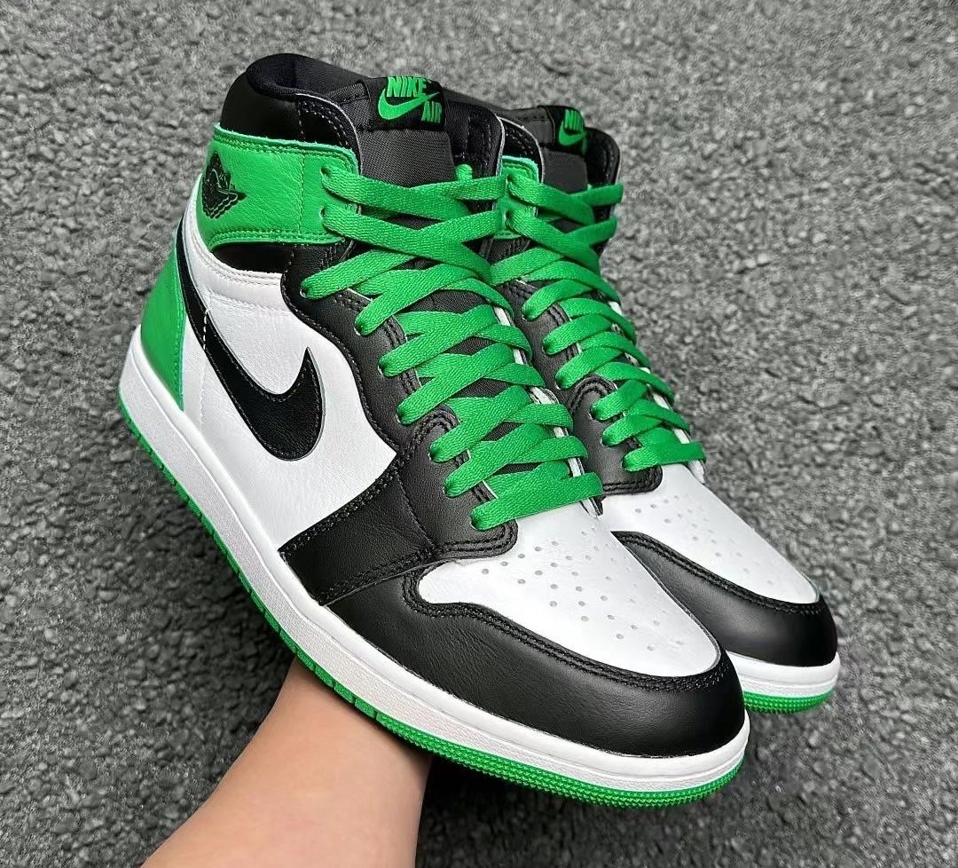 Air Jordan 1 High OG,Lucky Gre 「黑绿脚趾」AJ1 实物图曝光!发售日期定了! Air Jordan 1 High OG,Lucky Gre 「黑绿脚趾」AJ1 实物图曝光!发售日期定了!