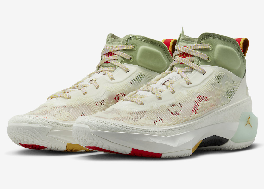 AJ37,Air Jordan 37,FB8946-100 FB8946-100 兔年配色 AJ37 首次曝光!独特的镂空鞋面! AJ37,Air Jordan 37,FB8946-100 FB8946-100 兔年配色 AJ37 首次曝光!独特的镂空鞋面!