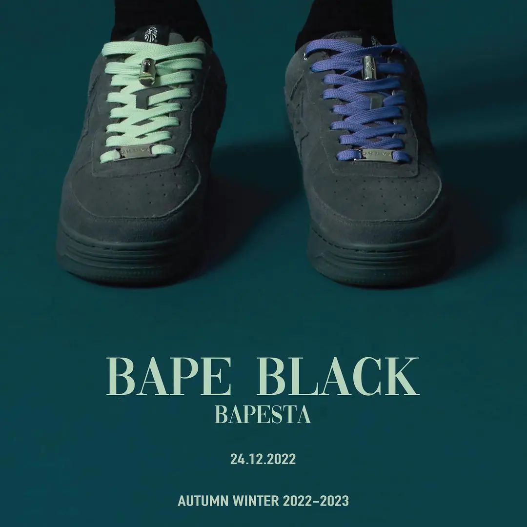 BLACK,BAPE STA™ 天价 KAWS 平替!这双「灰麂皮」 光看质感就想要! BLACK,BAPE STA™ 天价 KAWS 平替!这双「灰麂皮」 光看质感就想要!