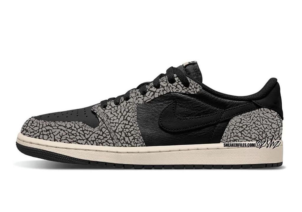 Air Jordan 1 Low,Elephant Prin 又一双「爆裂纹」AJ 曝光!发售日期也有了! Air Jordan 1 Low,Elephant Prin 又一双「爆裂纹」AJ 曝光!发售日期也有了!