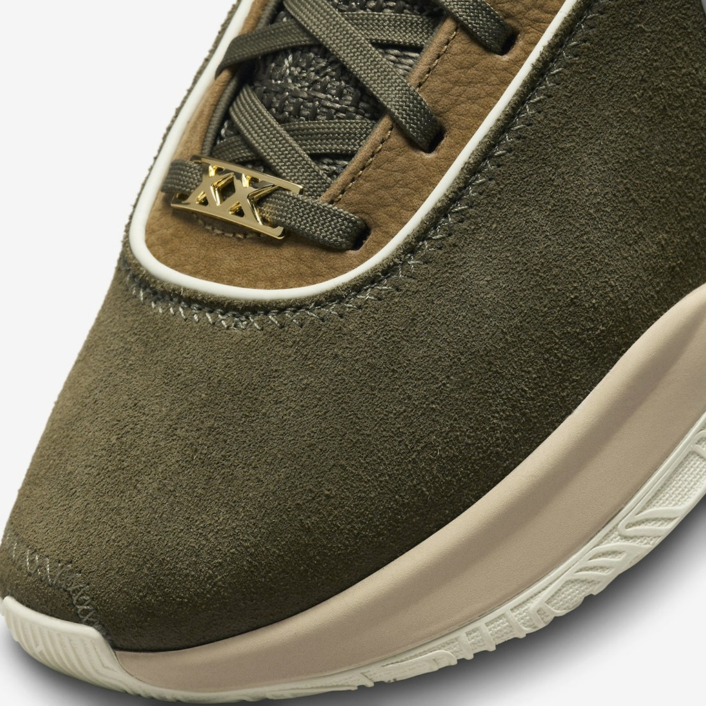 Nike,LeBron 20,Olive Suede,DV1 又一双「皮质 LBJ20」新配色曝光!发售信息也有了! Nike,LeBron 20,Olive Suede,DV1 又一双「皮质 LBJ20」新配色曝光!发售信息也有了!