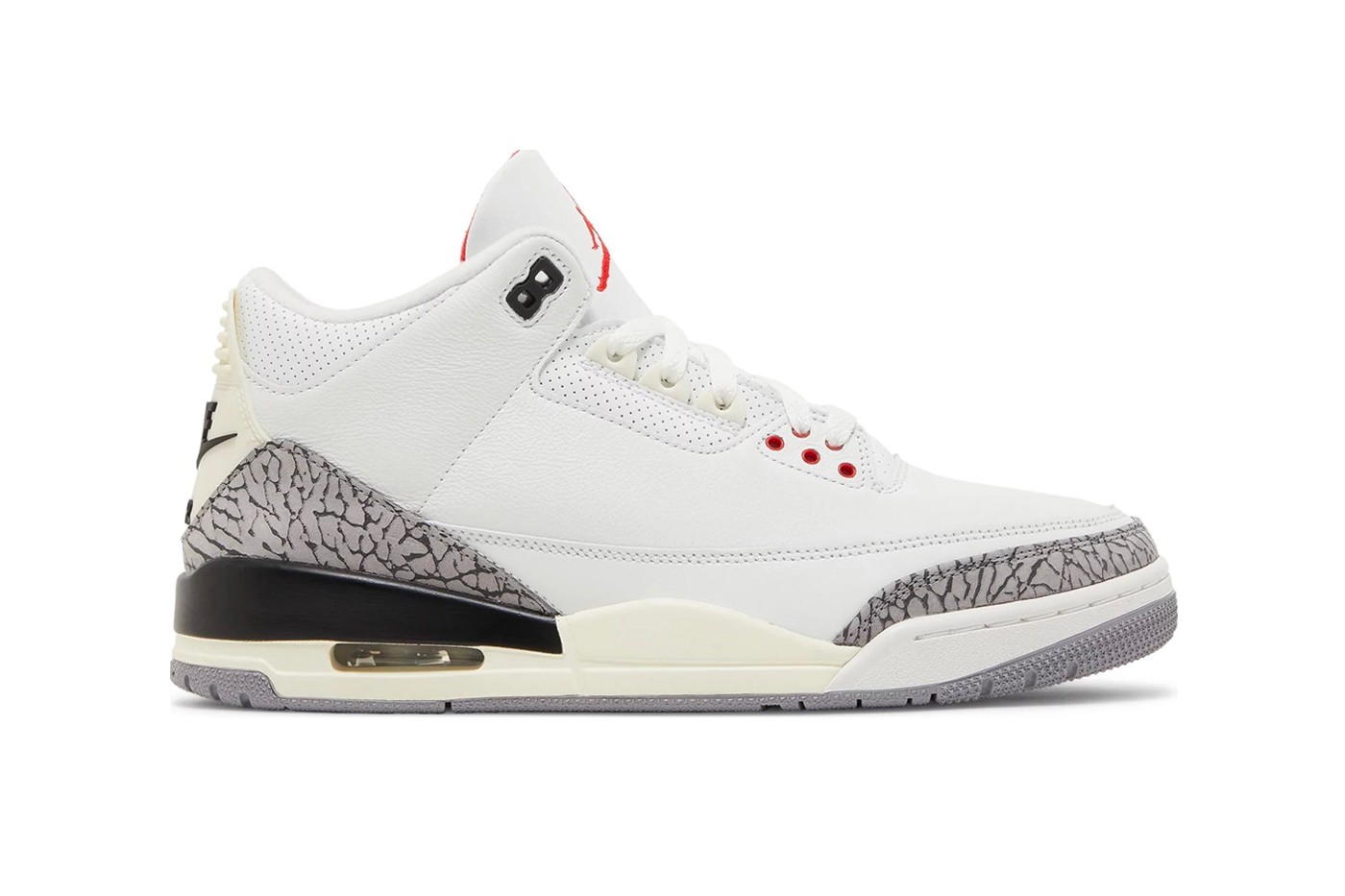 Air Jordan 3,White Cement Reim 「白水泥」AJ3 超清实物图曝光!发售日期确定! Air Jordan 3,White Cement Reim 「白水泥」AJ3 超清实物图曝光!发售日期确定!