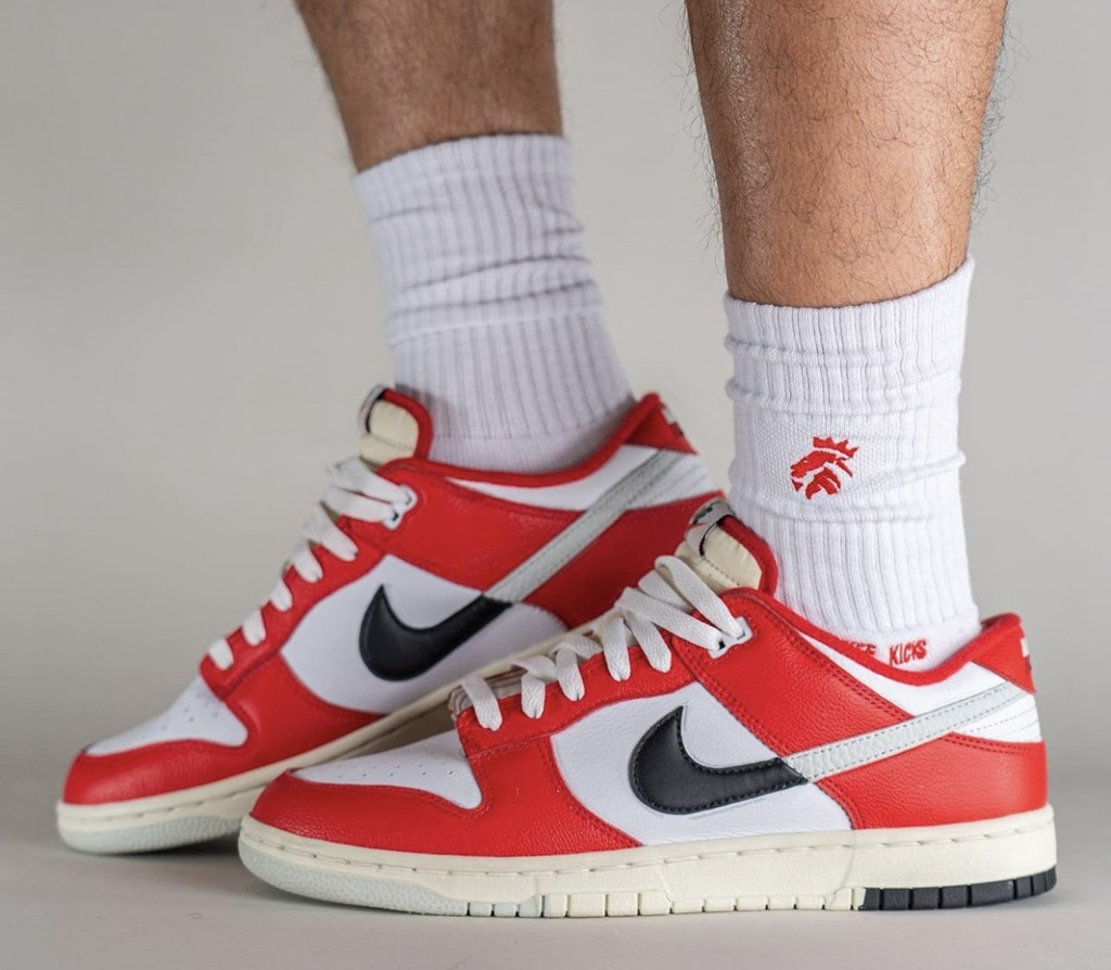 Nike,Dunk Low,Chicago Split,DZ 「芝加哥」Dunk 实物上脚曝光!网友:有内味儿了! Nike,Dunk Low,Chicago Split,DZ 「芝加哥」Dunk 实物上脚曝光!网友:有内味儿了!