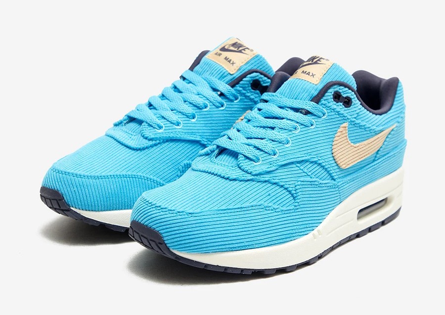 Nike,Air Max 1,Baltic Blue,FB8 质感太顶了!「灯芯绒」Air Max 1 实物曝光! Nike,Air Max 1,Baltic Blue,FB8 质感太顶了!「灯芯绒」Air Max 1 实物曝光!