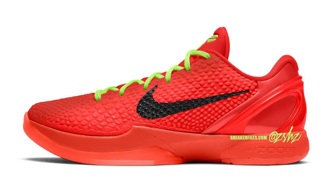 Nike,Kobe 6 Protro,Reverse Gri 反转圣诞配色!PJ·塔克上脚 Kobe 6 今年发售! Nike,Kobe 6 Protro,Reverse Gri 反转圣诞配色!PJ·塔克上脚 Kobe 6 今年发售!