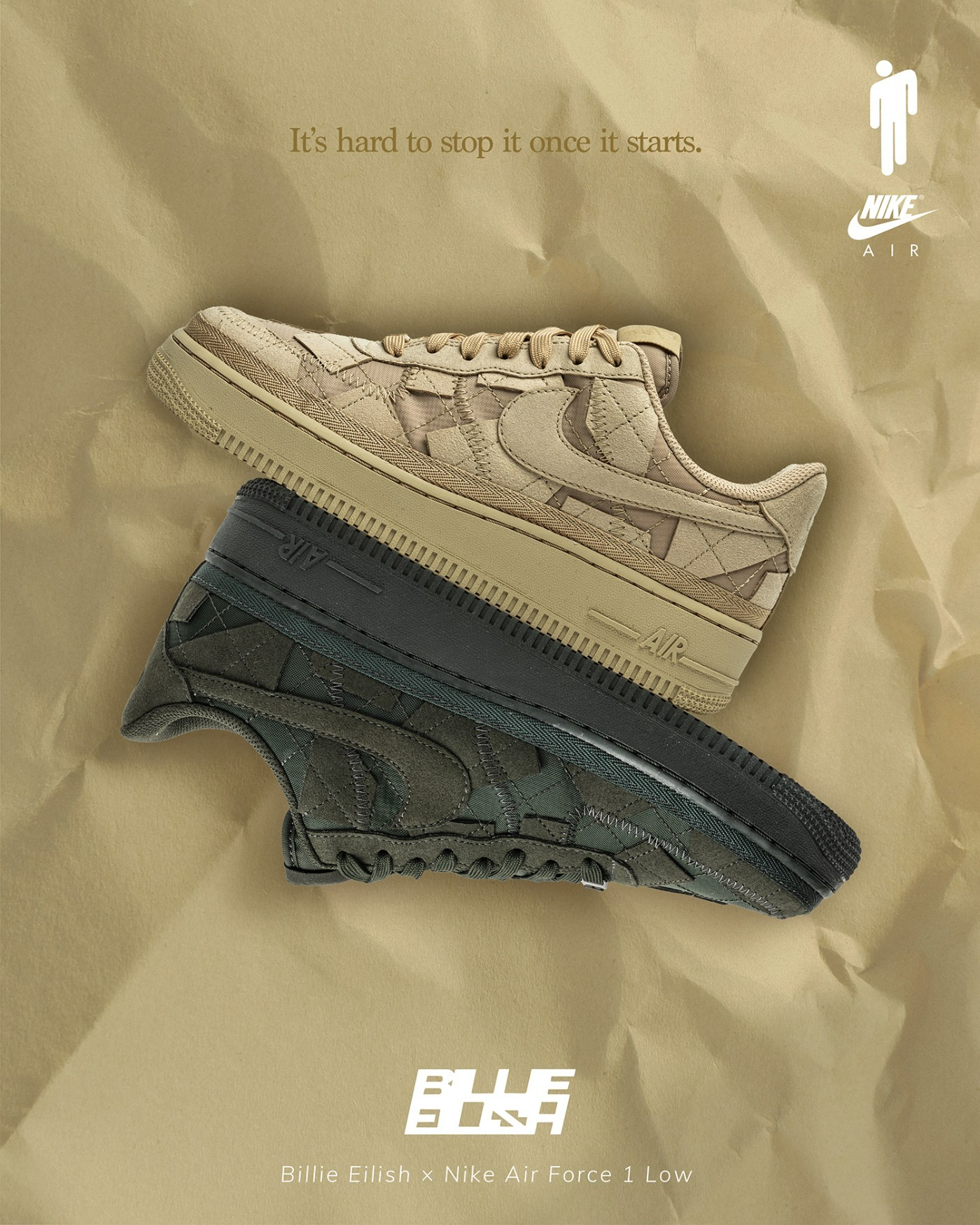 Billie Eilish,Nike,Air Force 1 碧梨 x Nike 果然不止两款!新配色颜值不低! Billie Eilish,Nike,Air Force 1 碧梨 x Nike 果然不止两款!新配色颜值不低!
