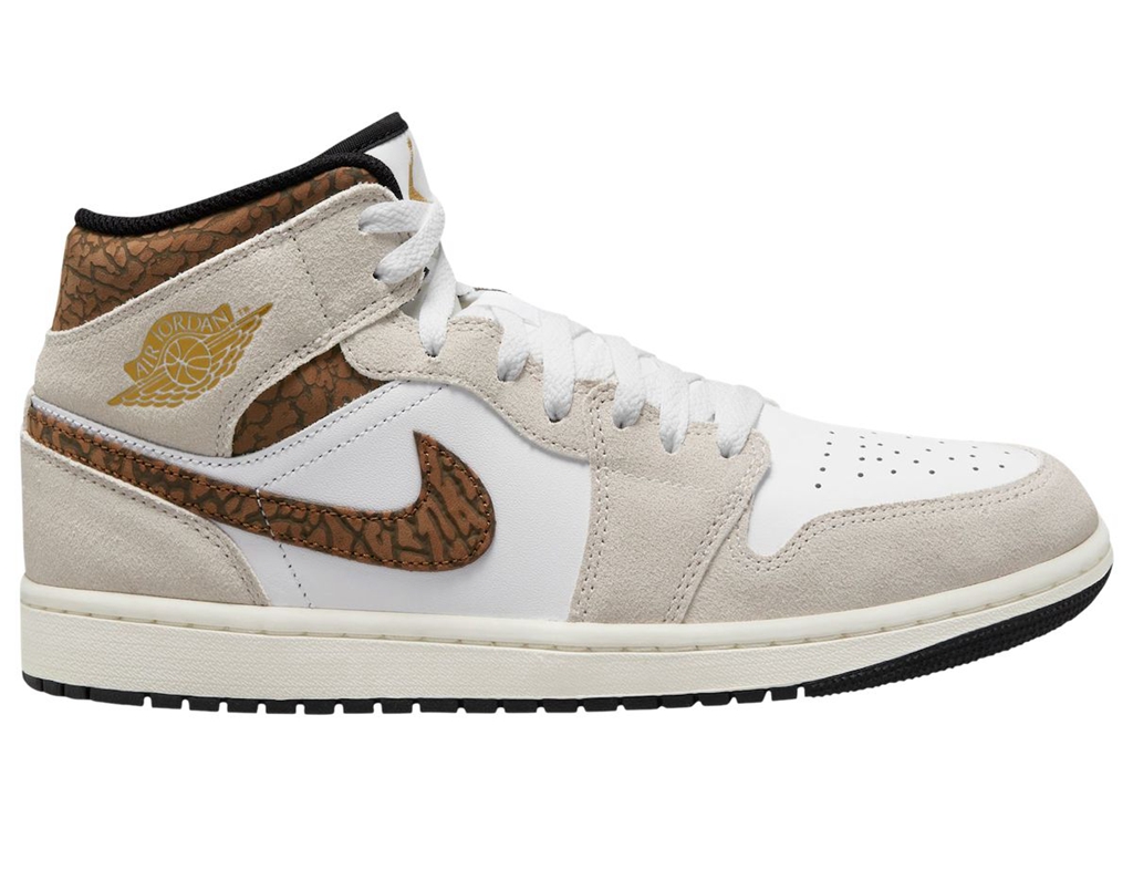 Air Jordan 1 Mid SE,Brown Elep 又一双「爆裂纹」AJ1 要来了!发售信息刚刚曝光! Air Jordan 1 Mid SE,Brown Elep 又一双「爆裂纹」AJ1 要来了!发售信息刚刚曝光!