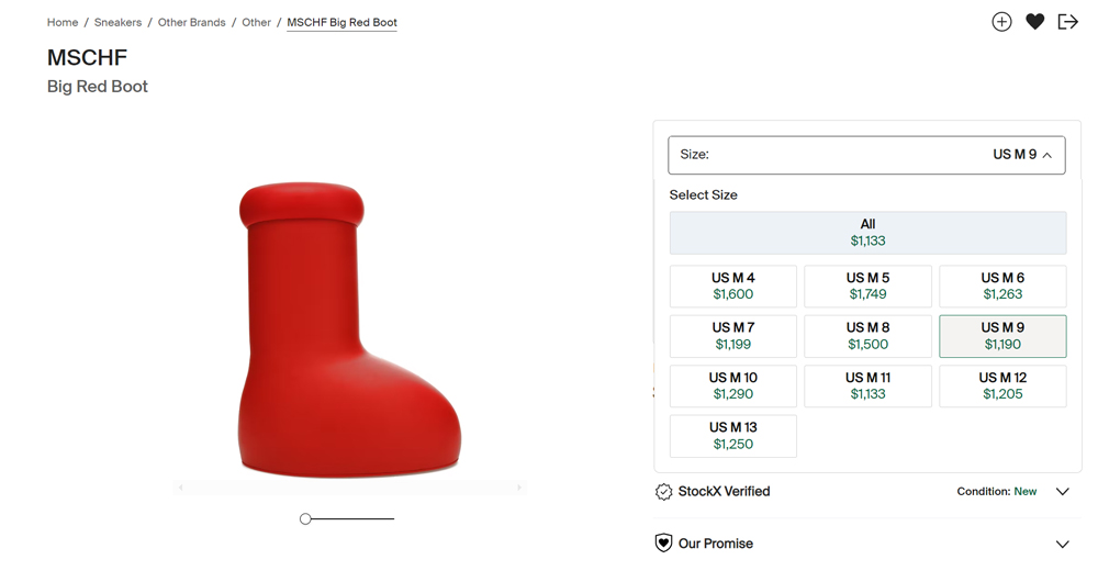 MSCHF,Big Red Boot 越来越离谱!「阿童木大红靴」又有新配色! MSCHF,Big Red Boot 越来越离谱!「阿童木大红靴」又有新配色!